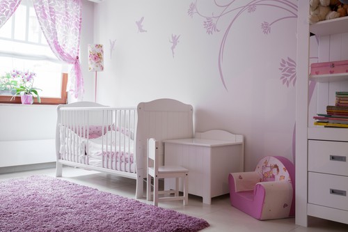 Circular as well as rectangular rugs are perfect for a kids' room or a nursery.